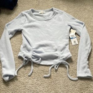 soft blue long sleeve